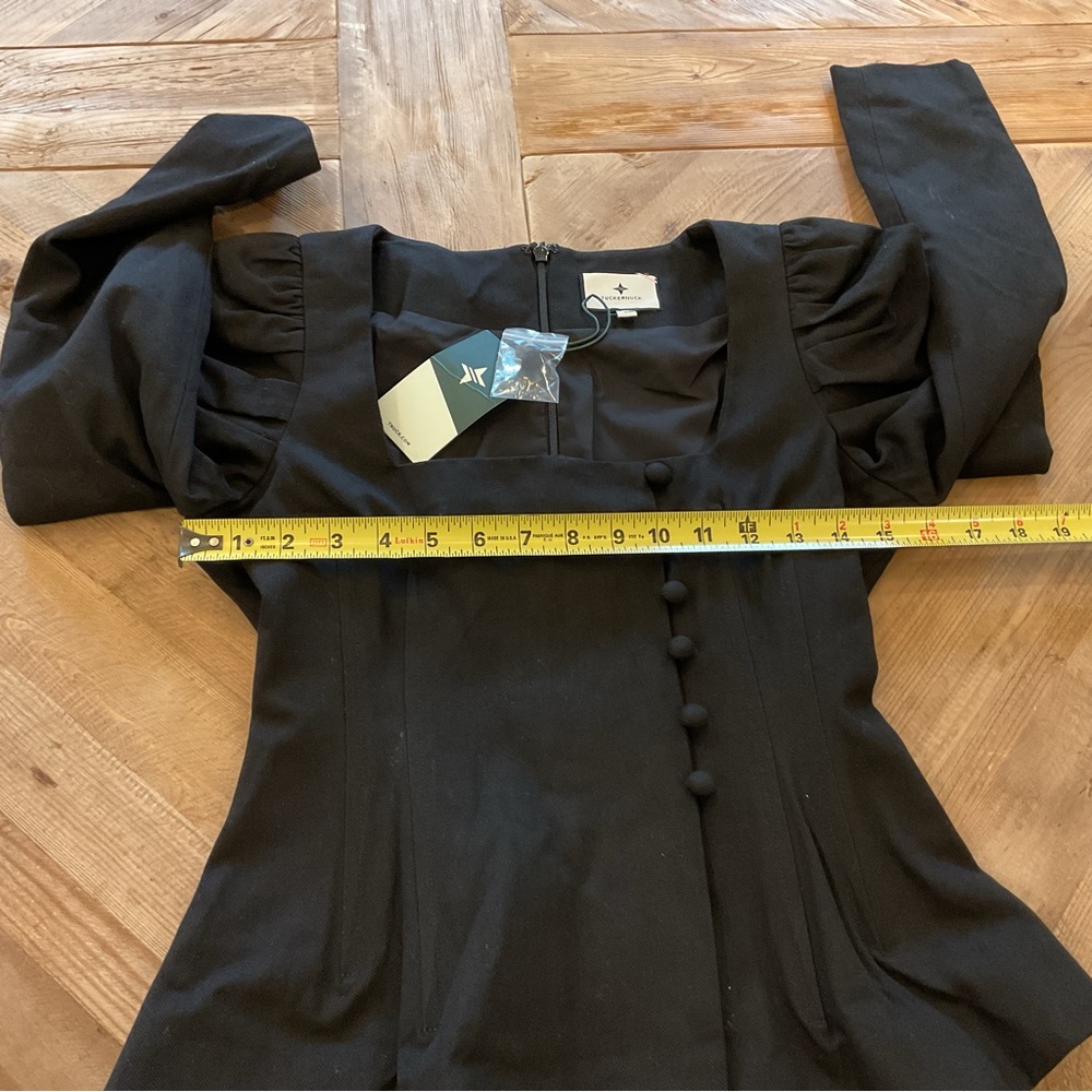 Tuckernuck Calla Black Puff Sleeve Princess Blouse NWT‎ - Picture 6 of 7